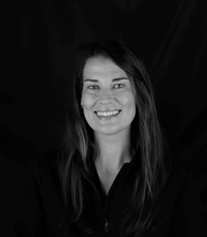 Carrie, Hygienist Black and white profile image of Carrie, a Hygenist at Urbana & Darby Dental Smiles.